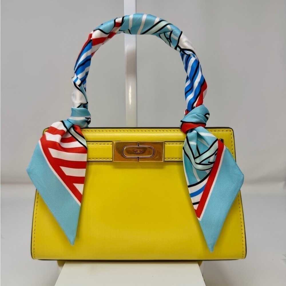 Tory Burch Lee Radziwill Petite Bag in Lemon Drop - Picture 8 of 14